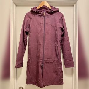 Mid length light weight winter coat